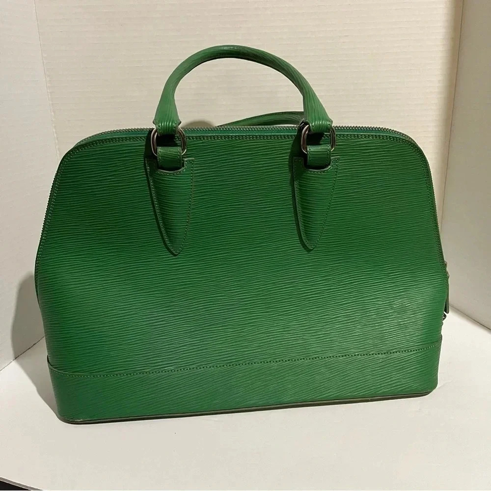 Cristiano Pompeo Handbag Purse Alma Green Made In Italy - Picture 2 of 12